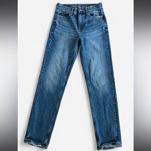 American Eagle Outfitters Women's High Rise Blue Jeans